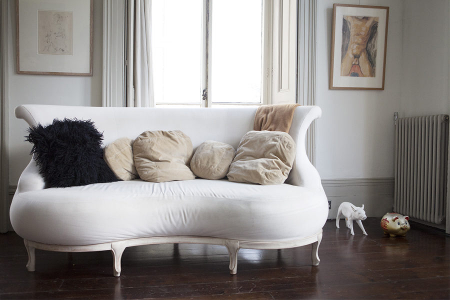 Living Room with Plump Sofa low res