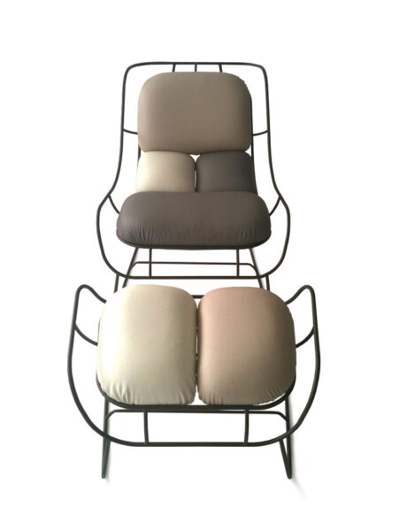 Plasma chair and footstool B 1