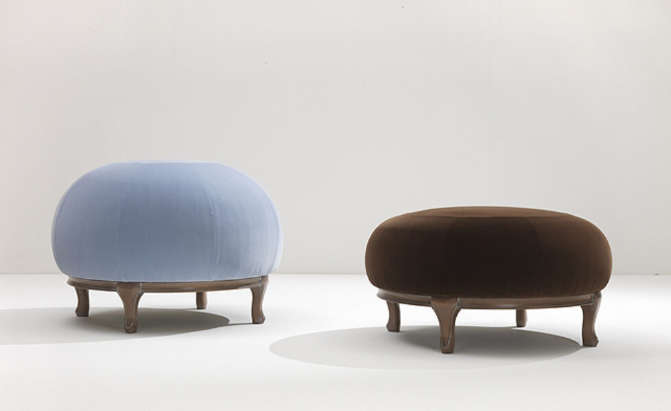 Plump poufe Cicciona upholstery B 1