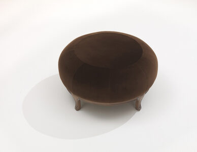 Plump pouffe upholstery A